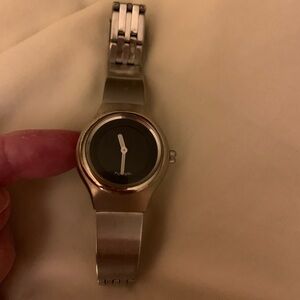 Fossil Silver and Black BigTic JR/7873, Smartwatch